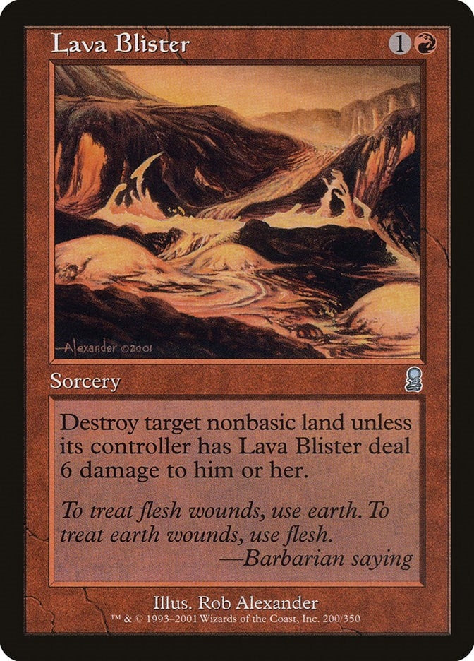 Image for Lava Blister (200) [Odyssey] - Magic: The Gathering