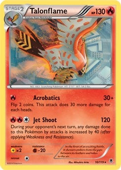 Image for Talonflame - 10/119 (XY Phantom Forces) (010/119) [Deck Exclusives] - Pokemon