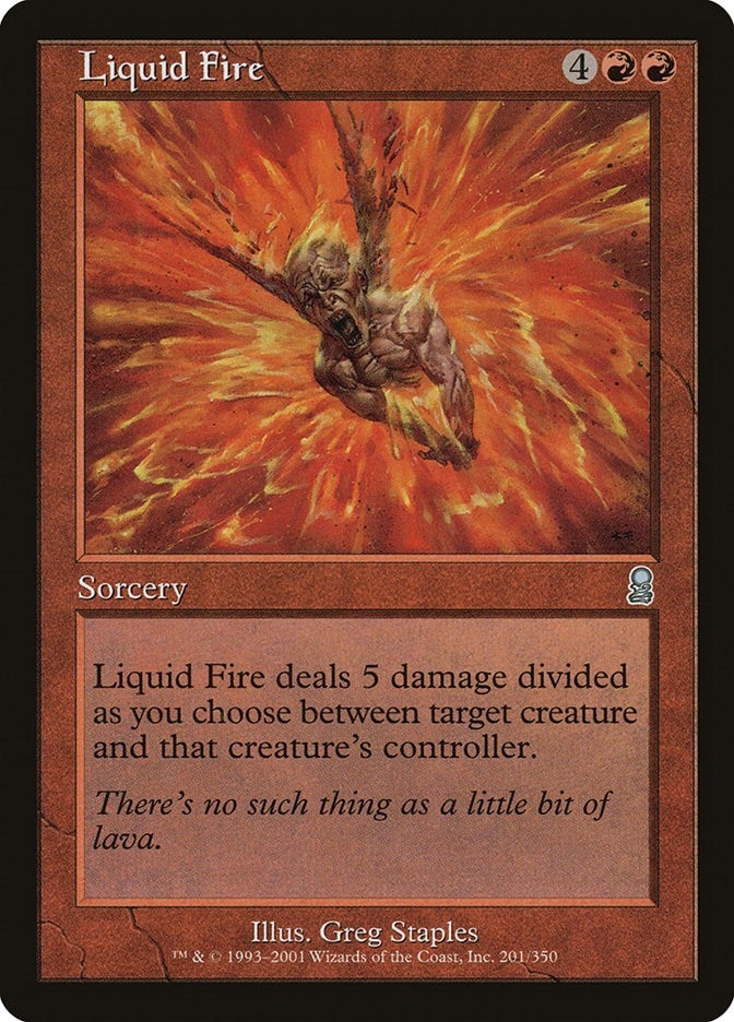 Image for Liquid Fire (201) [Odyssey] - Magic: The Gathering