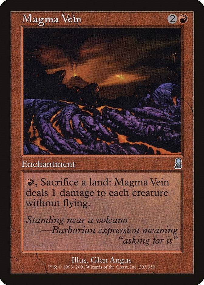 Image for Magma Vein (203) [Odyssey] - Magic: The Gathering