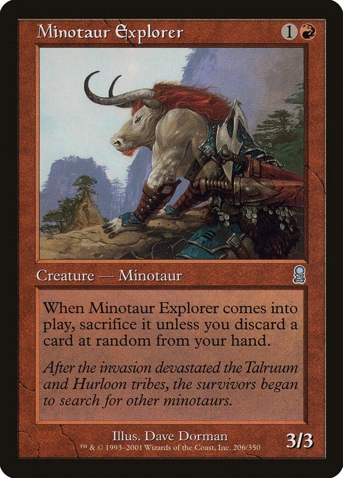 Image for Minotaur Explorer (206) [Odyssey] - Magic: The Gathering