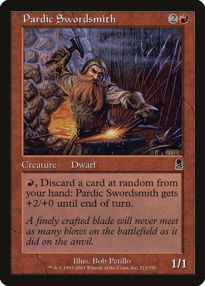 Image for Pardic Swordsmith (213) [Odyssey] - Magic: The Gathering