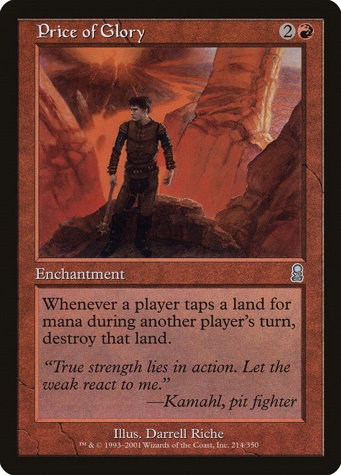 Image for Price of Glory (214) [Odyssey] - Magic: The Gathering