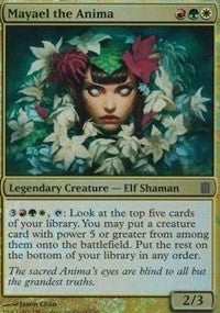 Image for Mayael the Anima (Commander's Arsenal) [Oversize Cards] - Magic: The Gathering