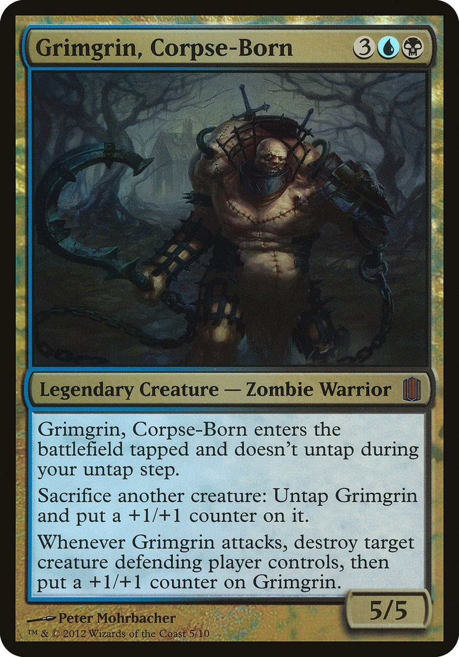Image for Grimgrin, Corpse-Born (Commander's Arsenal) [Oversize Cards] - Magic: The Gathering