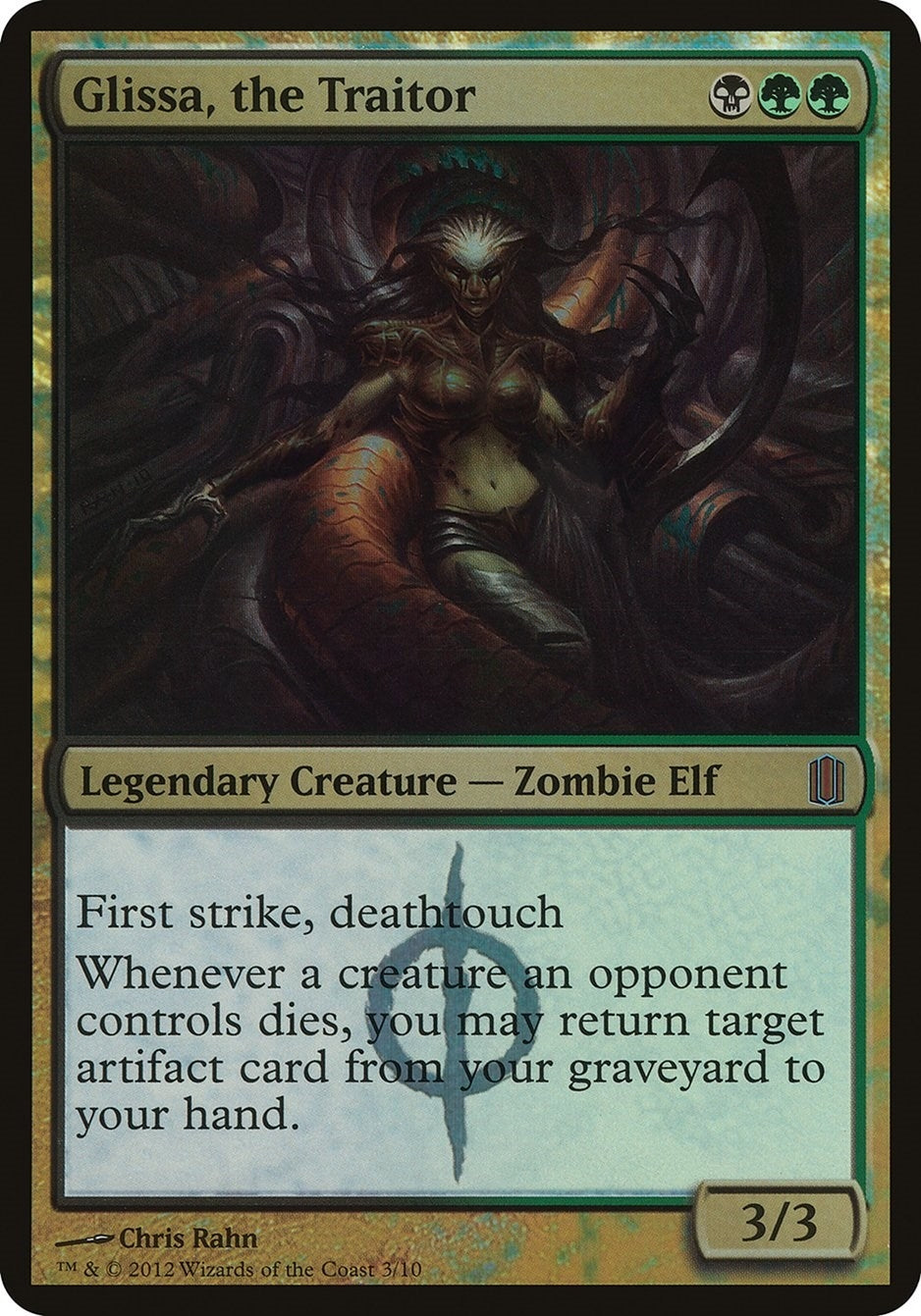 Image for Glissa, the Traitor (Commander's Arsenal) [Oversize Cards] - Magic: The Gathering