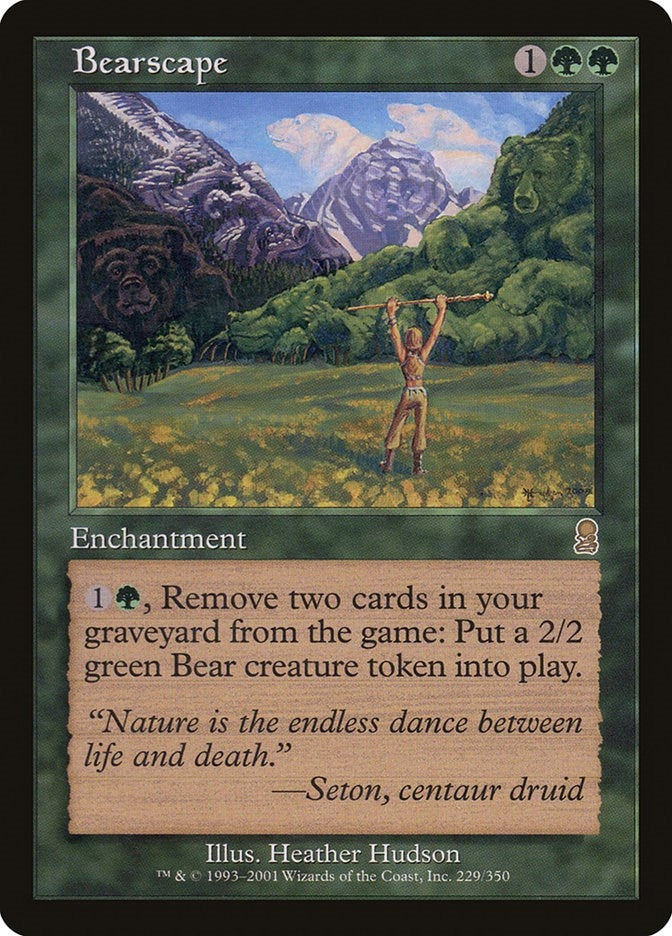 Image for Bearscape (229) [Odyssey] - Magic: The Gathering