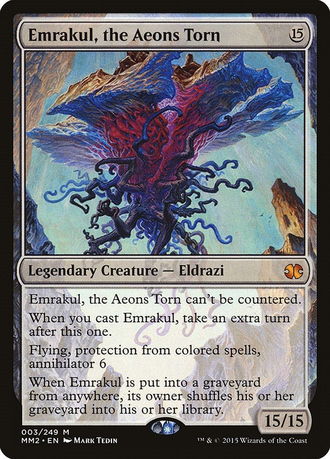 Image for Emrakul, the Aeons Torn (3) [Modern Masters 2015] - Magic: The Gathering