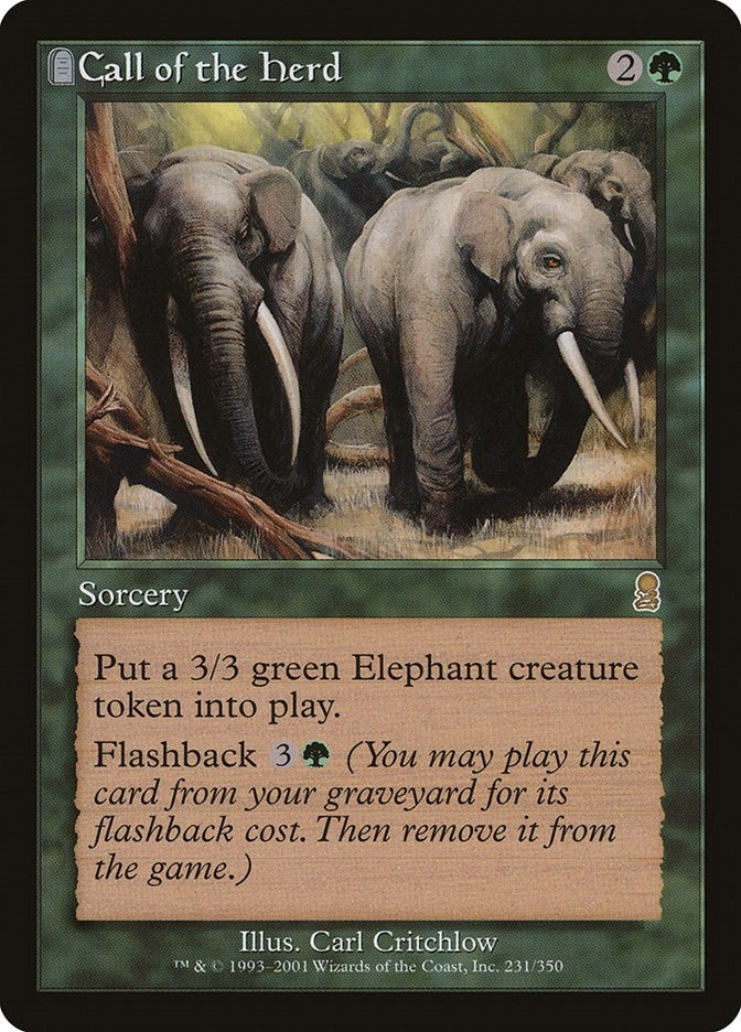 Image for Call of the Herd (231) [Odyssey] - Magic: The Gathering