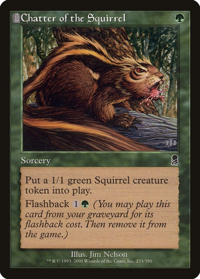 Image for Chatter of the Squirrel (233) [Odyssey] - Magic: The Gathering
