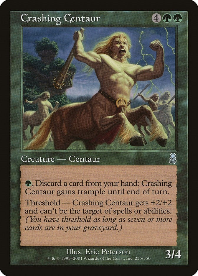 Image for Crashing Centaur (235) [Odyssey] - Magic: The Gathering