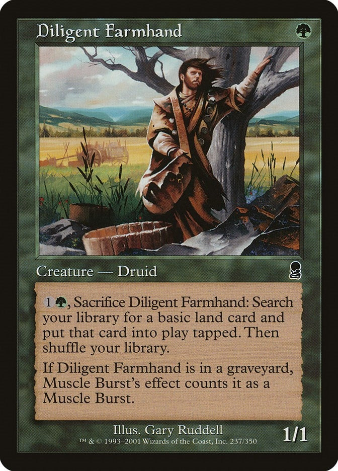 Image for Diligent Farmhand (237) [Odyssey] - Magic: The Gathering