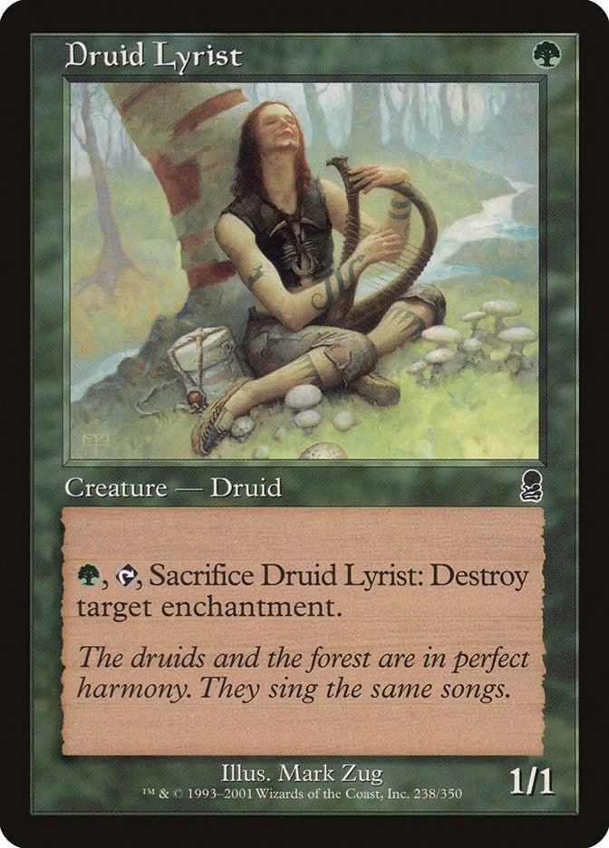 Image for Druid Lyrist (238) [Odyssey] - Magic: The Gathering