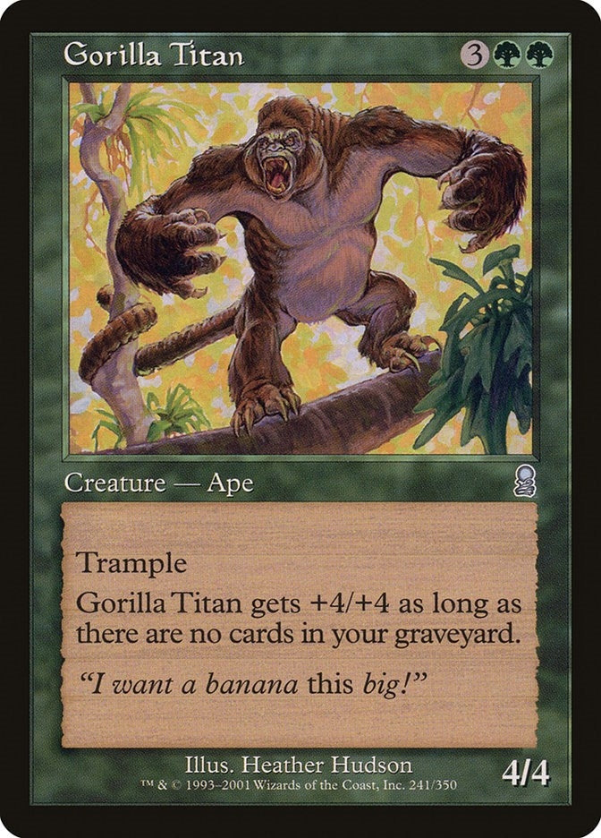 Image for Gorilla Titan (241) [Odyssey] - Magic: The Gathering