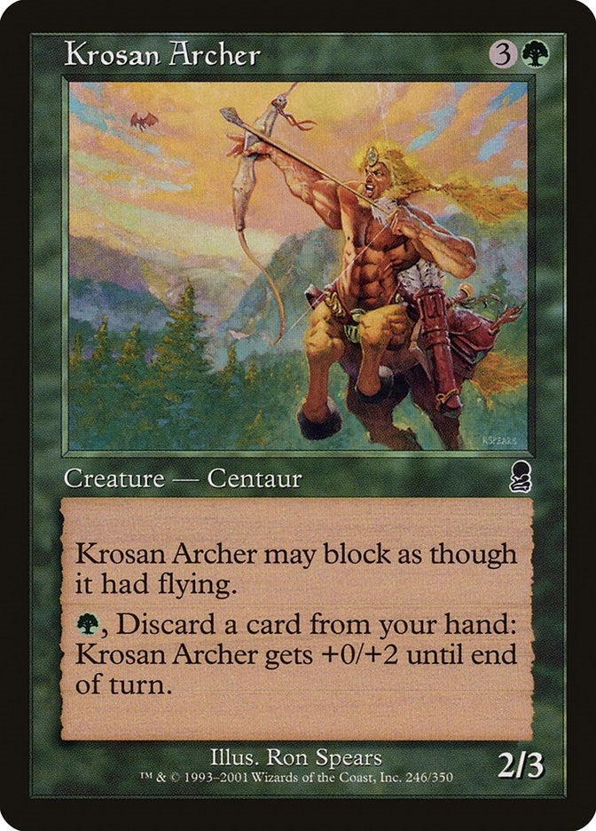 Image for Krosan Archer (246) [Odyssey] - Magic: The Gathering