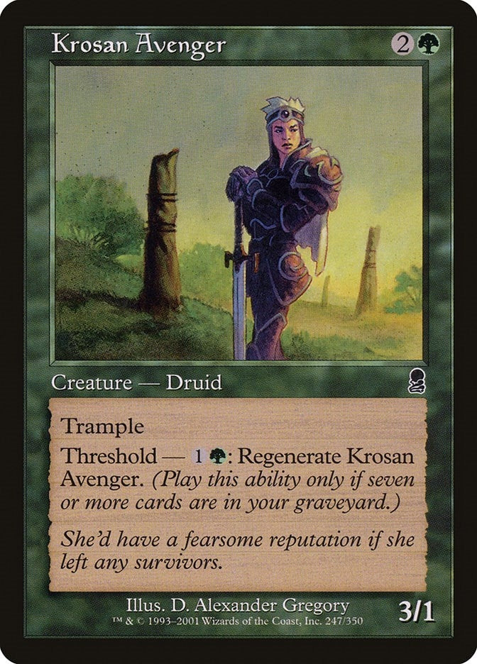 Image for Krosan Avenger (247) [Odyssey] - Magic: The Gathering