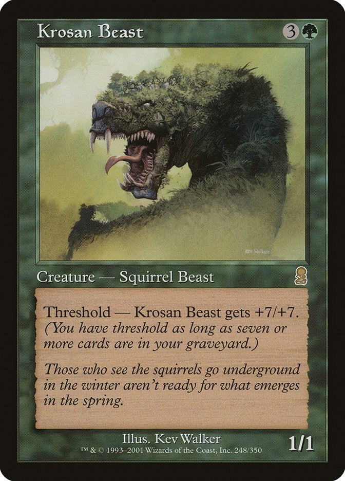 Image for Krosan Beast (248) [Odyssey] - Magic: The Gathering
