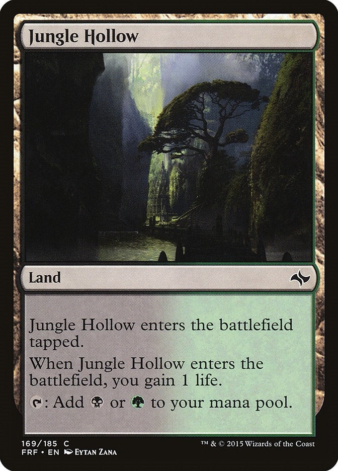 Image for Jungle Hollow (169) [Fate Reforged] - Magic: The Gathering