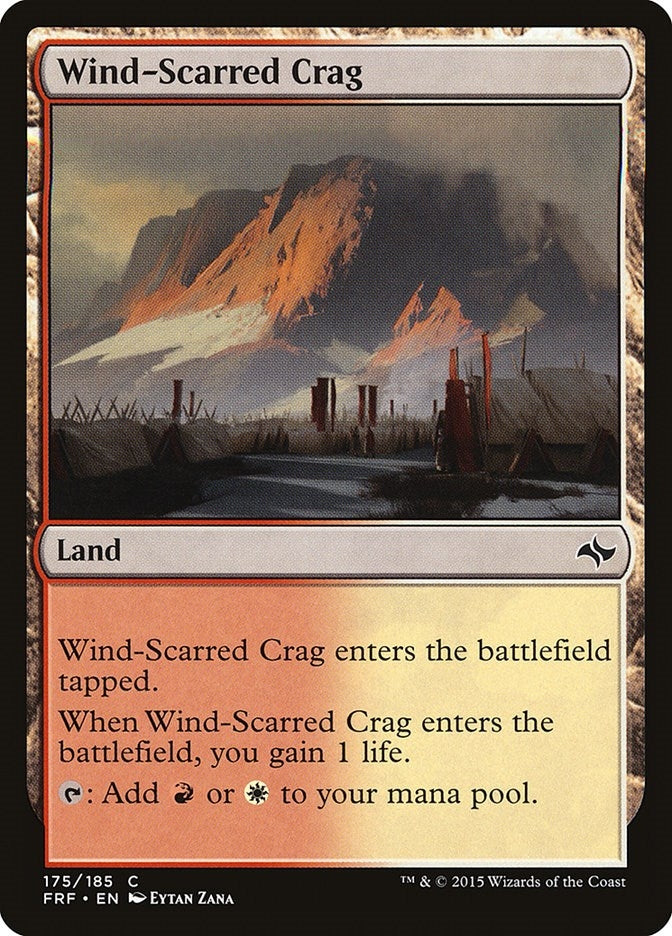 Image for Wind-Scarred Crag (175) [Fate Reforged] - Magic: The Gathering