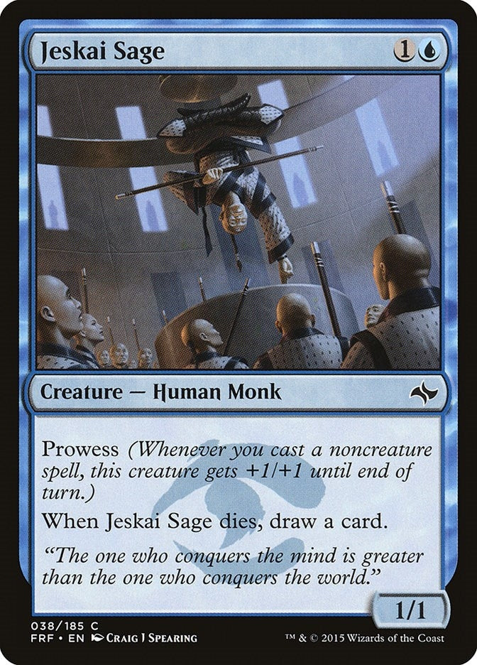 Image for Jeskai Sage (38) [Fate Reforged] - Magic: The Gathering