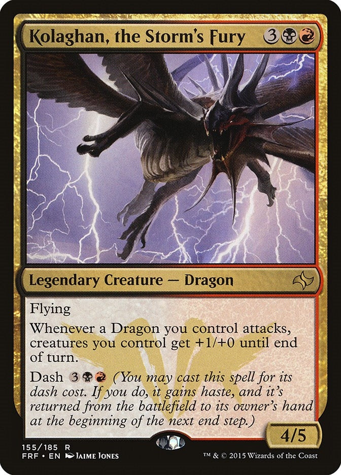 Image for Kolaghan, the Storm's Fury (155) [Fate Reforged] - Magic: The Gathering