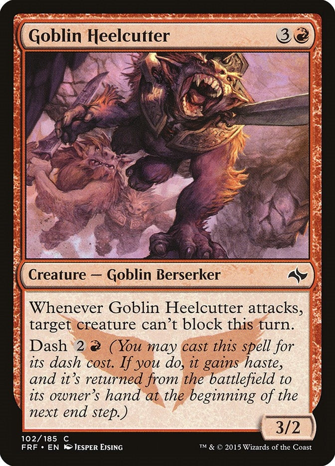 Image for Goblin Heelcutter (102) [Fate Reforged] - Magic: The Gathering