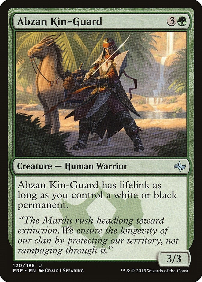 Image for Abzan Kin-Guard (120) [Fate Reforged] - Magic: The Gathering