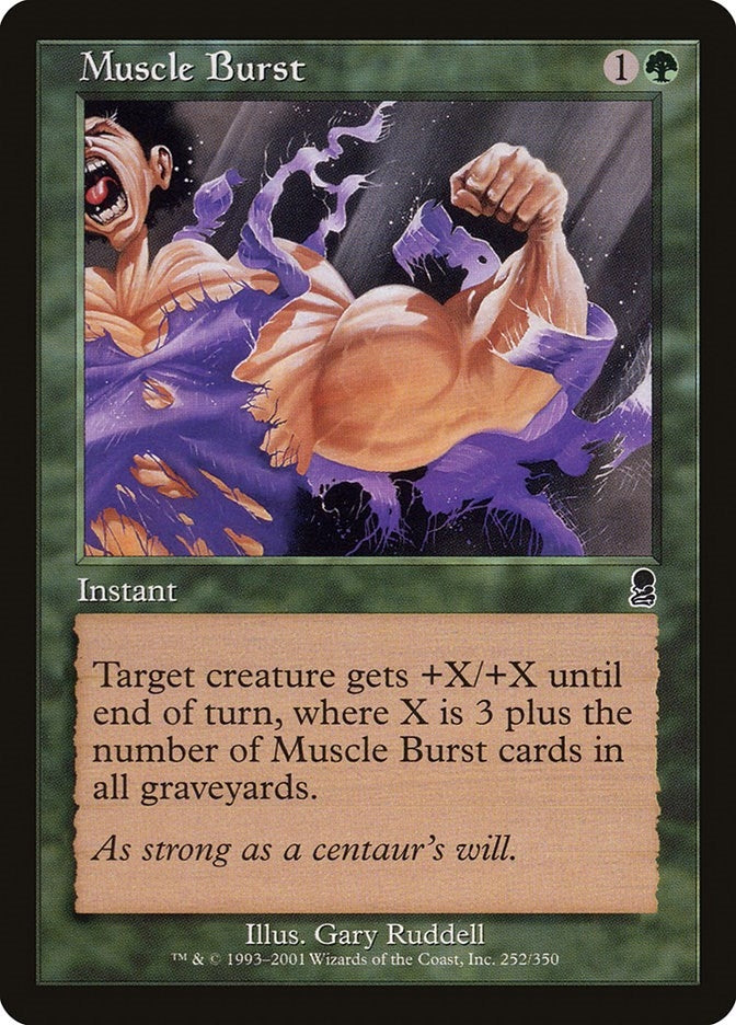 Image for Muscle Burst (252) [Odyssey] - Magic: The Gathering