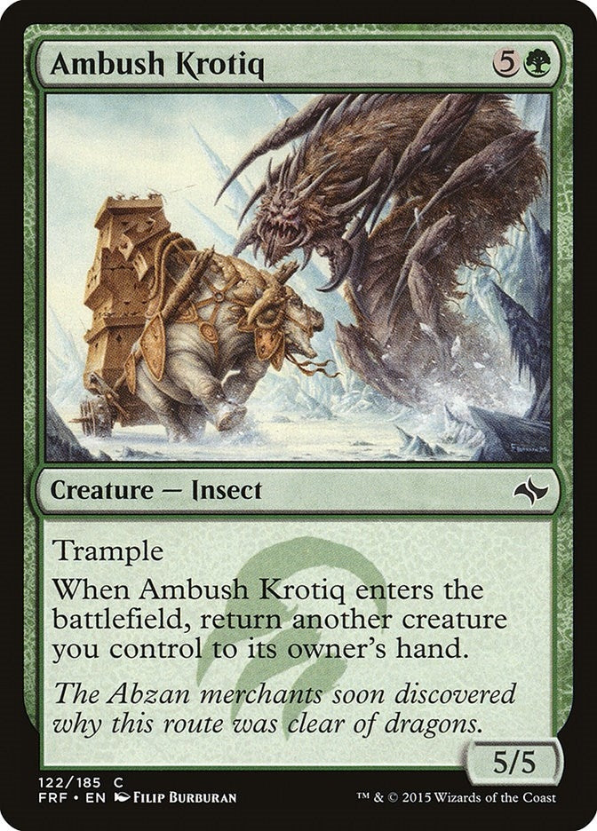 Image for Ambush Krotiq (122) [Fate Reforged] - Magic: The Gathering