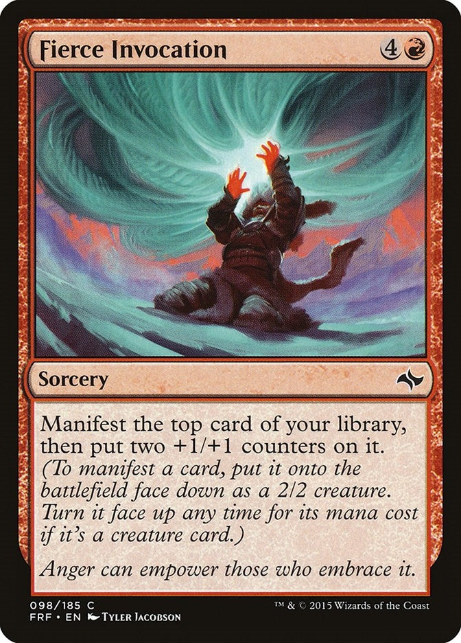 Image for Fierce Invocation (98) [Fate Reforged] - Magic: The Gathering