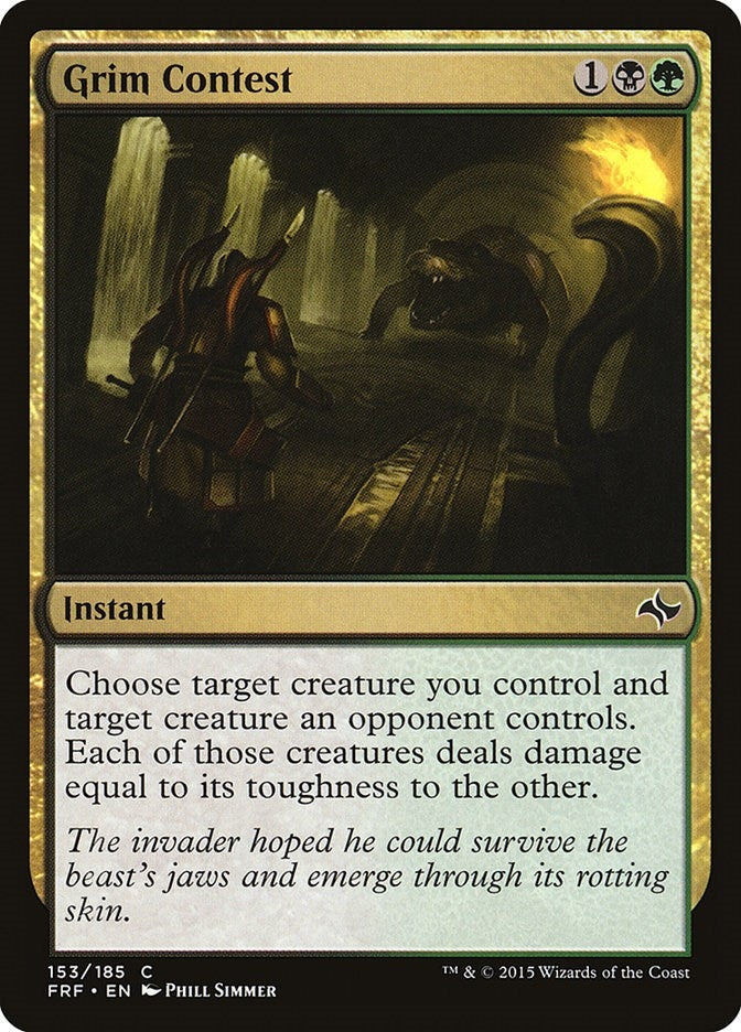Image for Grim Contest (153) [Fate Reforged] - Magic: The Gathering