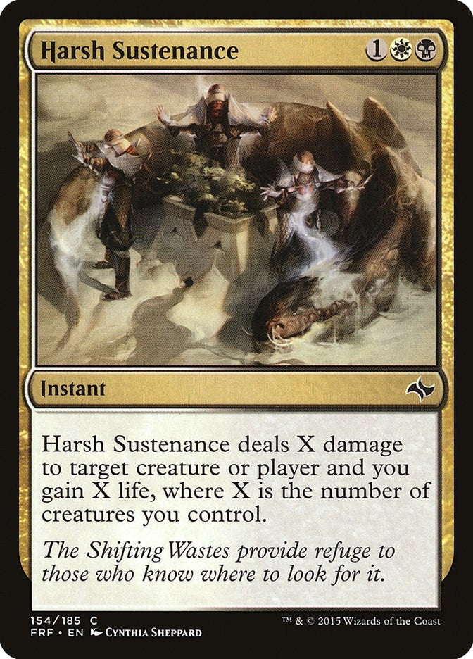 Image for Harsh Sustenance (154) [Fate Reforged] - Magic: The Gathering