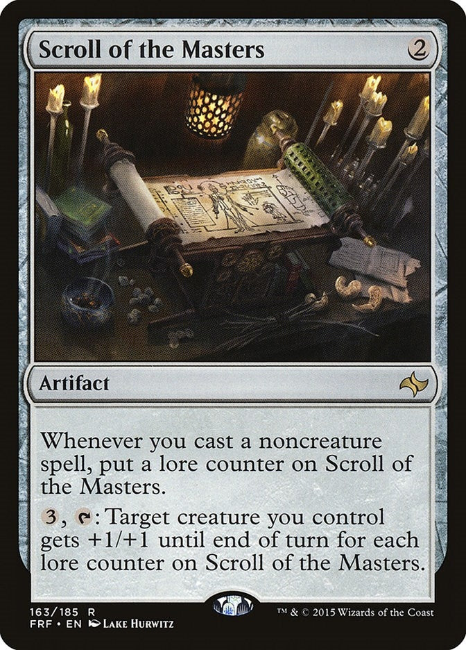 Image for Scroll of the Masters (163) [Fate Reforged] - Magic: The Gathering
