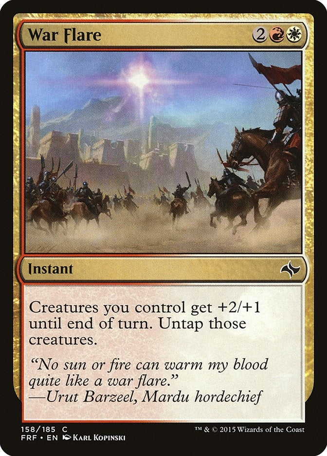 Image for War Flare (158) [Fate Reforged] - Magic: The Gathering
