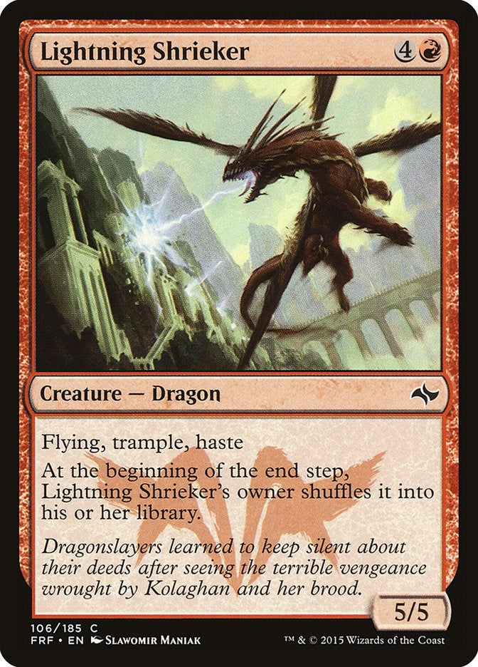 Image for Lightning Shrieker (106) [Fate Reforged] - Magic: The Gathering