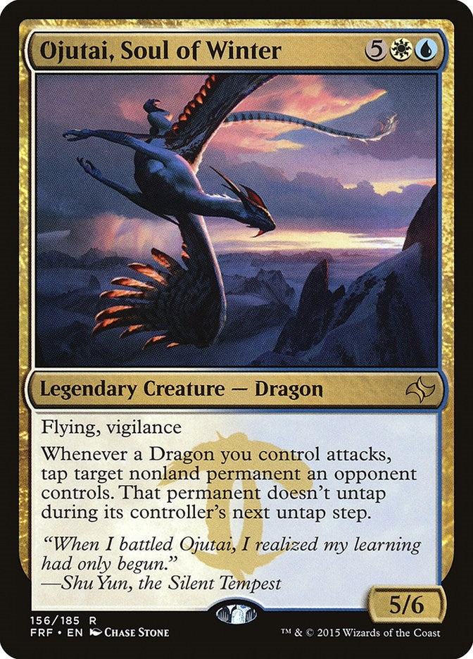 Image for Ojutai, Soul of Winter (156) [Fate Reforged] - Magic: The Gathering