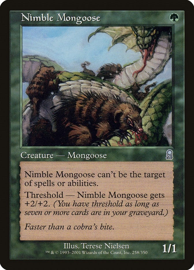 Image for Nimble Mongoose (258) [Odyssey] - Magic: The Gathering