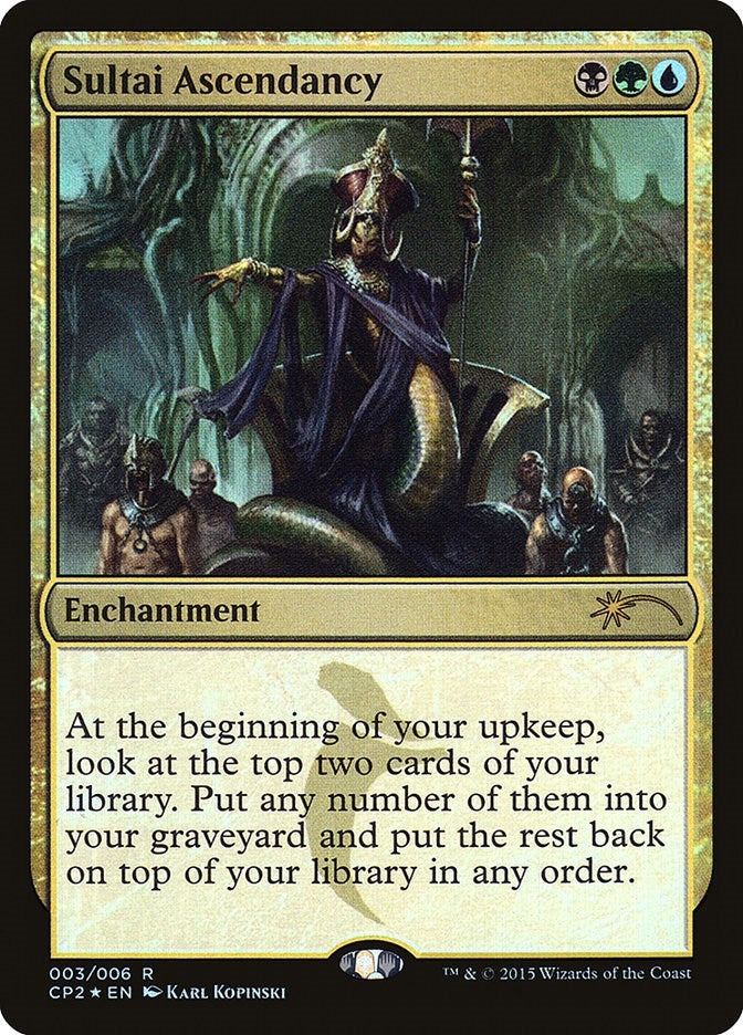 Image for Sultai Ascendancy (3) [Unique and Miscellaneous Promos] - Magic: The Gathering