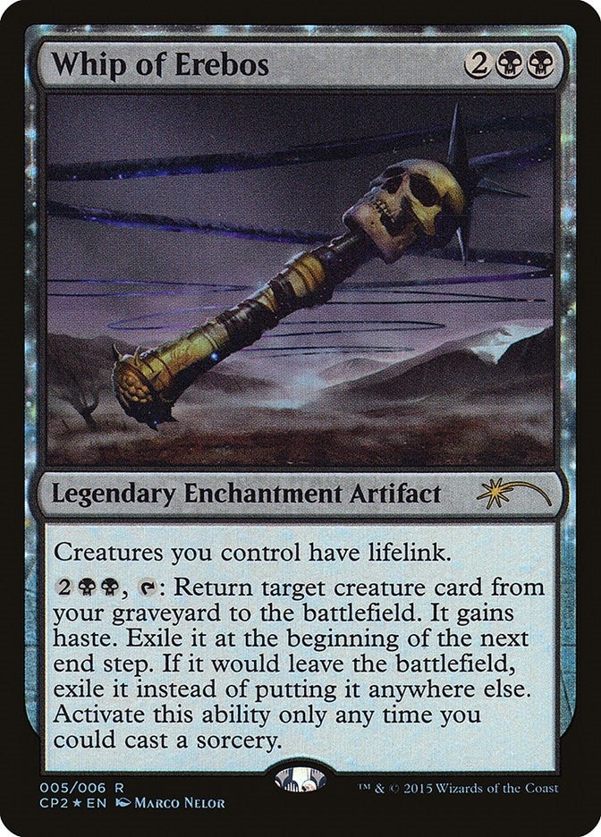 Image for Whip of Erebos (5) [Unique and Miscellaneous Promos] - Magic: The Gathering