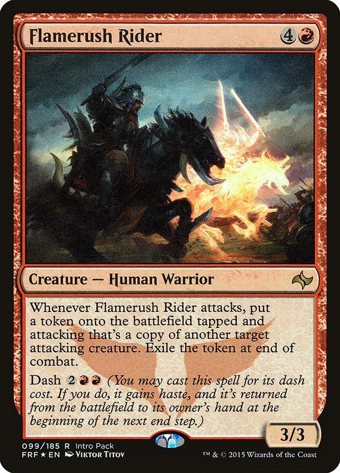 Image for Flamerush Rider (99) [Unique and Miscellaneous Promos] - Magic: The Gathering