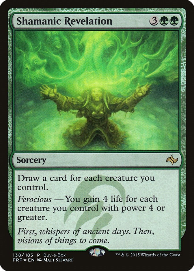 Image for Shamanic Revelation (138) [Buy-A-Box Promos] - Magic: The Gathering