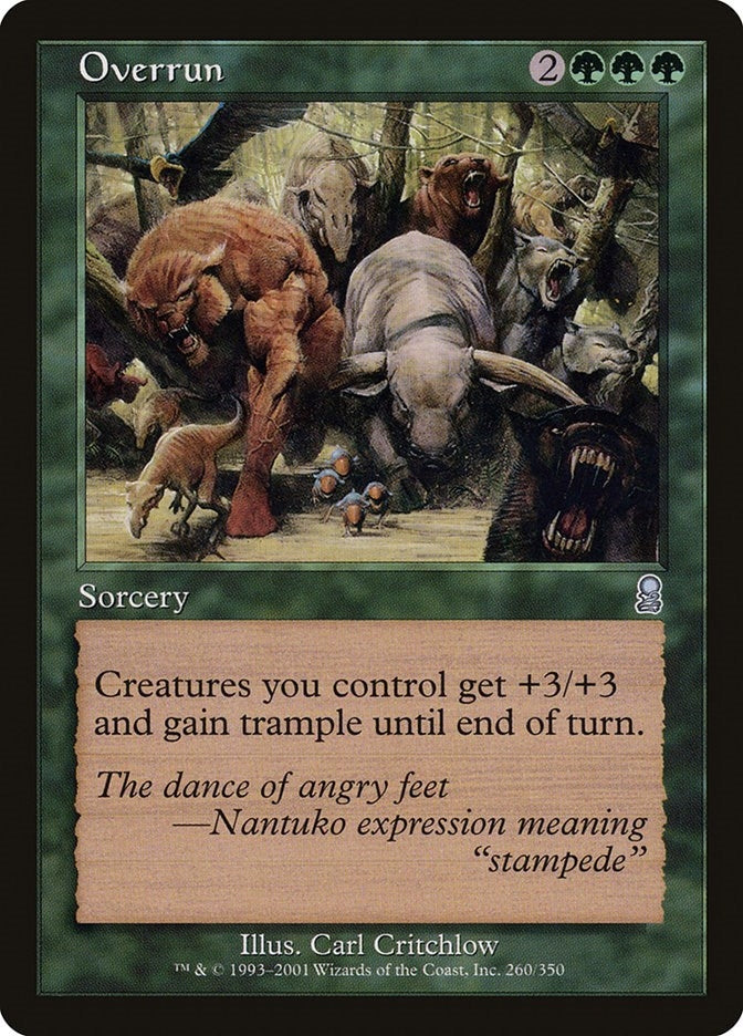 Image for Overrun (260) [Odyssey] - Magic: The Gathering