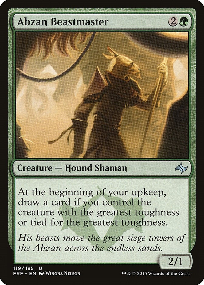 Image for Abzan Beastmaster (119) [Fate Reforged] - Magic: The Gathering