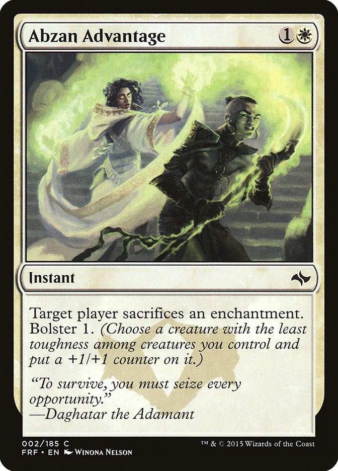 Image for Abzan Advantage (2) [Fate Reforged] - Magic: The Gathering