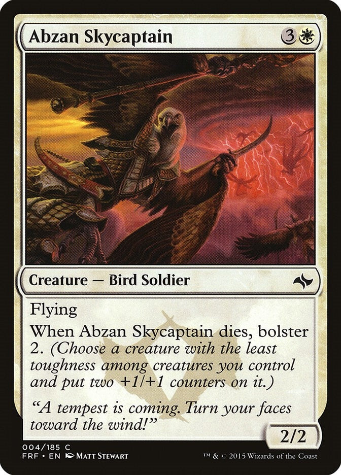 Image for Abzan Skycaptain (4) [Fate Reforged] - Magic: The Gathering