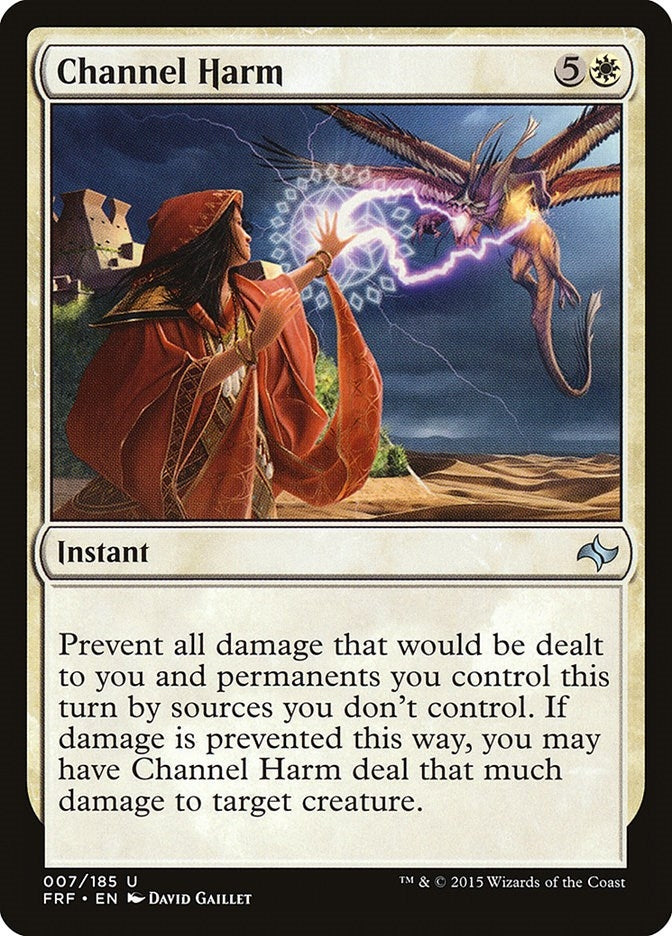 Image for Channel Harm (7) [Fate Reforged] - Magic: The Gathering
