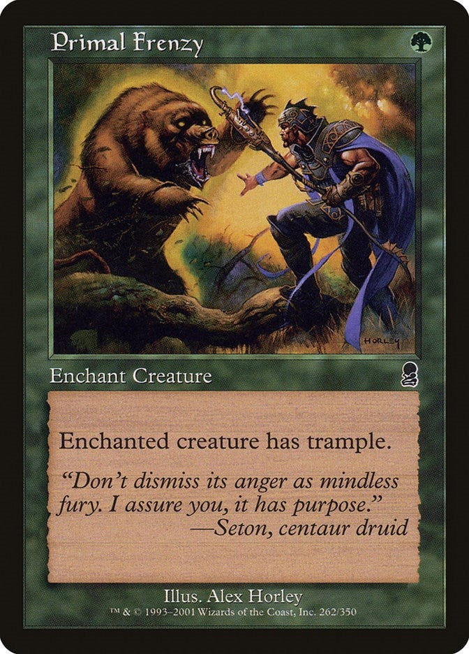 Image for Primal Frenzy (262) [Odyssey] - Magic: The Gathering
