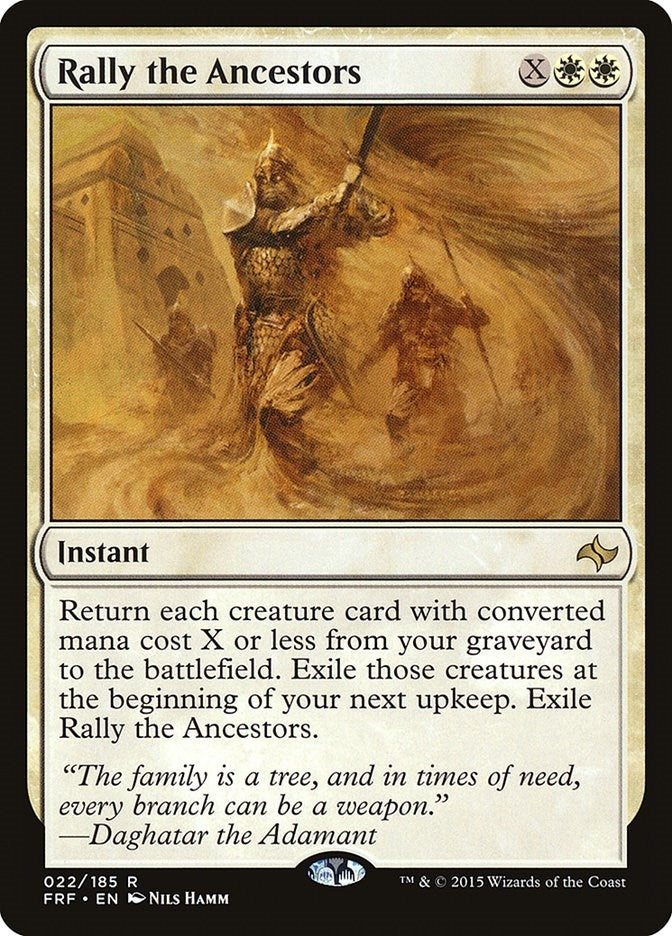 Image for Rally the Ancestors (22) [Fate Reforged] - Magic: The Gathering
