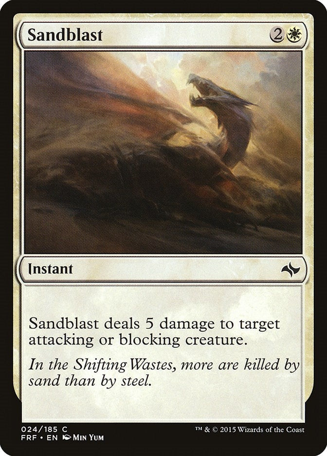 Image for Sandblast (24) [Fate Reforged] - Magic: The Gathering