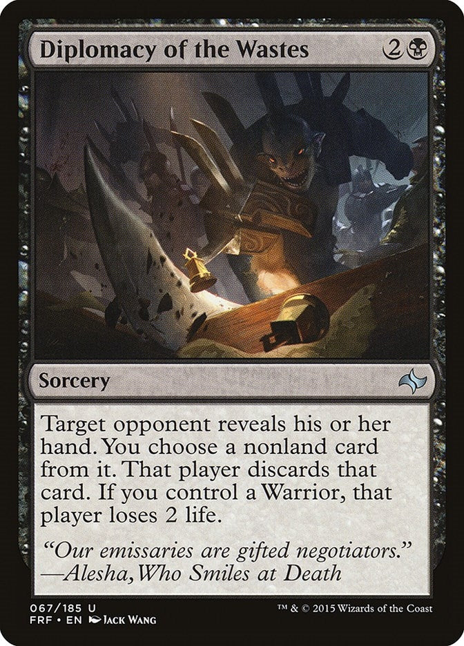 Image for Diplomacy of the Wastes (67) [Fate Reforged] - Magic: The Gathering